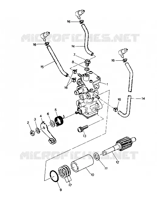 POMPE A HUILE 650 RXL (4919531953030A) Polaris SNOWMOBILES 650 1991 OTHERS  650 RXL - 0910768
