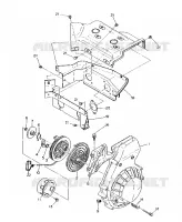 CARTERS REFROIDISSEMENT   LANCEUR   SPORT   SPORT GT (4919271927033A) pour Polaris OTHERS de 1991