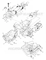 CHASSIS AND SIEGE SPORT (4919271927001A) pour Polaris OTHERS de 1991