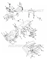 CHASSIS AND SIEGE SPORT GT (4919271927003A) pour Polaris OTHERS de 1991