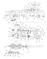 FREIN ET CARTER DE CHAINEE SPORT AND SPORT GT (4919271927015A) pour Polaris OTHERS de 1991