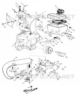 SUPPORT MOTEUR Sport and Sport GT (4919271927021A) pour Polaris OTHERS de 1991
