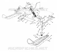 SUSPENSION AVANT AND SKI SPORT AND SPORT GT (4919271927009A) pour Polaris OTHERS de 1991