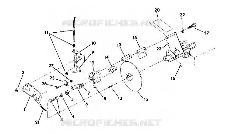 FREIN Indy Lite and Star Lite (4919311931013A) Polaris SNOWMOBILES autre 1991 OTHERS  STARLITE - 0913027