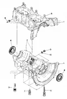 CARTERS MOTEUR   SuperTrak (4919291929025A) pour Polaris OTHERS de 1991