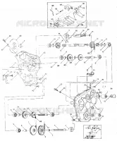FREIN ET CARTER DE CHAINEE SUPERTRAK (4919291929011A) pour Polaris OTHERS de 1991