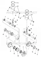 PISTON AND VILEBREQUIN SUPERTRAK (4919291929027A) pour Polaris OTHERS de 1991