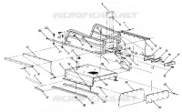 PORTE BAGAGES ET DOSSERET SUPERTRAK (4919291929019A) pour Polaris OTHERS de 1991