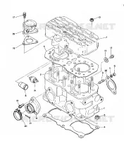 CYLINDRE 500 AND 500 CLASSIC (4916791679024A) pour Polaris OTHERS de 1990