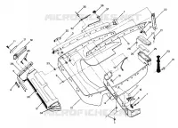 NOSE PAN 500 and 500 Classic Updated 2/90 (4916791679005A) pour Polaris OTHERS de 1990