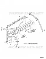 CHASSIS, CAB CADRE   D18B3/4PD1AJ (701611) pour Polaris BRUTUS HD PTO DELUXE DIESEL de 2018