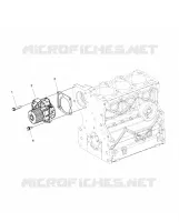 ENGINE, POMPE A EAU   D18B3/4PD1AJ (49BRUTUSWATRPMP15DSL) pour Polaris BRUTUS HD PTO DELUXE DIESEL de 2018