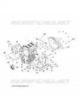 MOTEUR, MOUNTING   D18B3/4PD1AJ (49BRUTUSMOTEURMTG15) pour Polaris BRUTUS HD PTO DELUXE DIESEL de 2018