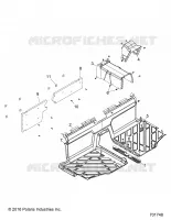 PLANCHER   D18B3/4PD1AJ (701748) pour Polaris BRUTUS HD PTO DELUXE DIESEL de 2018