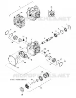 POMPE HYDRAULIQUE   D18B3/4PD1AJ (49BRUTUSPUMPHYDMN13) pour Polaris BRUTUS HD PTO DELUXE DIESEL de 2018