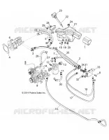 SYSTÈME DE TRANSMISSION, HYDROSTAT MOUNTING AND LINES   D18B3/4PD1AJ (49BRUTUSHYDROSTAT15) pour Polaris BRUTUS HD PTO DELUXE DIESEL de 2018