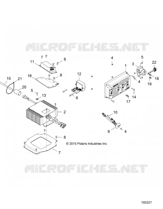 ELECTRICITE, MODULES AND CONTROLLERS - R18RMAE4N8 (700327) Polaris RANGER ELECTRIC 2018 RANGER EV MD  RANGER EV MD