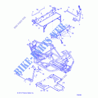 CHASSIS, CHASSIS   R17B1PD1AA/2P (49BRUTUSFRAME15) pour Polaris RANGER HST de 2017