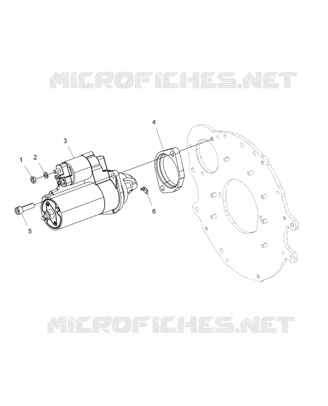 DEMARREUR MOTOR - R17B1PD1AA/2P (49BRUTUSSTARTER15DSL) Polaris RANGER 900 2017 RANGER HST  RANGER HST