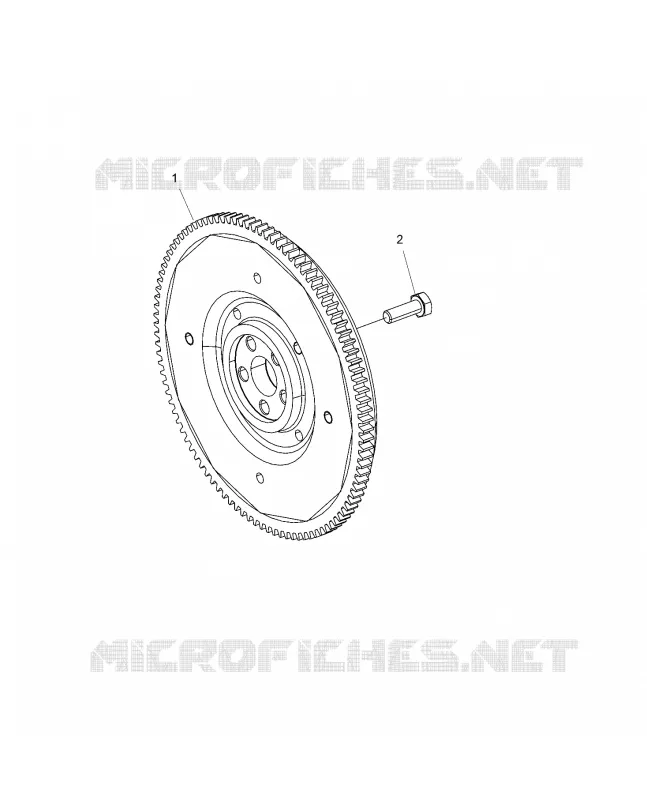 VOLANT MOTEUR - R16B1PD1AA/2P (49BRUTUSFLYWHEEL15DSL) Polaris RANGER 900 2016 RANGER HST  RANGER HST