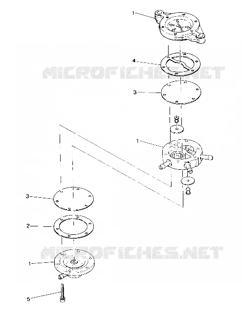 POMPE A CARBURANT 500 and 500 Classic (4915411541053A) Polaris SNOWMOBILES 500 1989 SKS  FIN 500 SKS - F890564