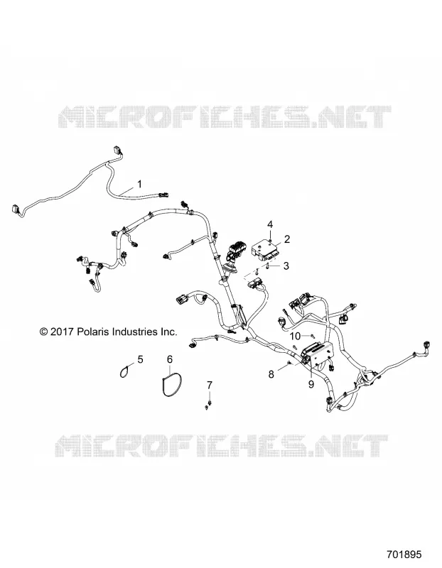 ELECTRICITE, BOX HARNESS,  REG, RELAY - Z18VHA57B2 (701895) Polaris RZR 570 2018 RZR 570   RZR 570