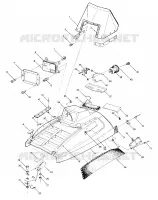 CAPOT Sport and Sport GT (4915451545003A) pour Polaris OTHERS de 1989