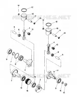 PISTON AND VILEBREQUIN  SPORT AND SPORT GT (4915451545025A) pour Polaris OTHERS de 1989