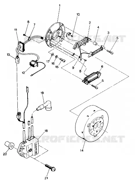 STATOR 500 and 500 Classic (4915411541041A) Polaris SNOWMOBILES 400 1989 OTHERS  SWE 400 - S890759