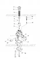CARBURATEUR TRAIL (4915441544030A) pour Polaris OTHERS de 1989