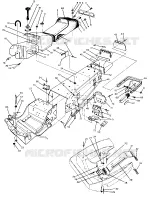 CHASSIS AND SIEGE TRAIL (4915441544001A) pour Polaris OTHERS de 1989