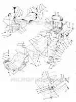 CHASSIS AND SIEGE TRAIL DELUXE UPDATED 10/88 (4915441544003A) pour Polaris OTHERS de 1989