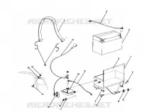 ELECTRIC START COMPONENTS  Trail ES and Deluxe (4915441544021A) pour Polaris OTHERS de 1989