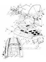 CAPOT Classic, 400 and 650 (4914131413003A) pour Polaris SKS de 1988