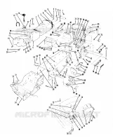 CHASSIS AND SIEGE ALL NORWEGIAN INDY MODELS (4914521452005A) pour Polaris SKS de 1988