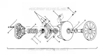EMBRAYAGE DE TRANSMISSION 400 AND 650 (4914131413012A) pour Polaris SKS de 1988
