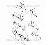 PISTON AND VILEBREQUIN 400 (4914131413029A) pour Polaris SKS de 1988