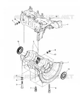 CARTERS MOTEUR  LTR (4914141414033A) pour Polaris OTHERS de 1988