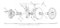 EMBRAYAGE DE TRANSMISSION LTR/STARTRAK (4914141414017A) pour Polaris OTHERS de 1988