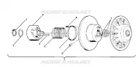 EMBRAYAGE DE TRANSMISSION LTR/STARTRAK (4914141414018A) pour Polaris OTHERS de 1988