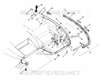 PARE CHOC ET CHARNIERE LTR/STARTRAK (4914141414005A) pour Polaris OTHERS de 1988