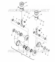 PISTON AND VILEBREQUIN LTR (4914141414036A) pour Polaris OTHERS de 1988
