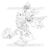 SUPPORT MOTEUR LTR (4914141414027A) pour Polaris OTHERS de 1988