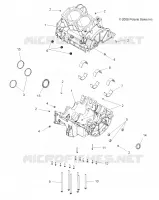 CARTERS MOTEUR   A11DX85FF (49ATVCARTERS MOTEUR09SPXP850) pour Polaris SPORTSMAN TOURING EPS 850 INTL de 2011