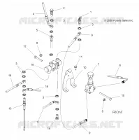 FREINS, VALVE SYSTEM   A11DX85FF (49ATVFREINVALVE09SPXP850I) pour Polaris SPORTSMAN TOURING EPS 850 INTL de 2011