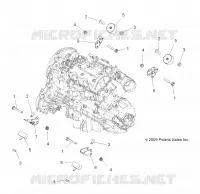 MOTEUR, MOUNTING   A11DX85FF (49ATVMOTEURMTG10SPXP850) pour Polaris SPORTSMAN TOURING EPS 850 INTL de 2011