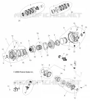 SYSTÈME DE TRANSMISSION, FRONT PONT INTERNALS   A11DX85FF (49ATVPONTFWBD1332804) pour Polaris SPORTSMAN TOURING EPS 850 INTL de 2011