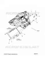 CARENAGES, MOUNTING   V17XDAAA/XTAAA ALL OPTIONS (800279) pour Polaris CROSS COUNTRY/TOURING de 2017