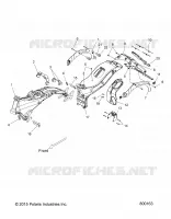 CHASSIS, CADRE ASM.   V17XDAAA/XTAAA ALL OPTIONS (800163) pour Polaris CROSS COUNTRY/TOURING de 2017