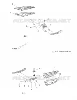 CHASSIS, FLOORBOARD, DRIVER   V17XDAAA/XTAAA ALL OPTIONS (49VICFLOORBOARD11CC) pour Polaris CROSS COUNTRY/TOURING de 2017